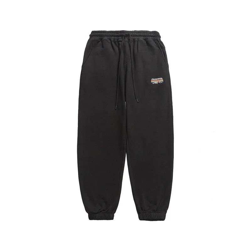 Брюки спортивные в стиле хип-хоп повседневные серые штаны для бега уличном