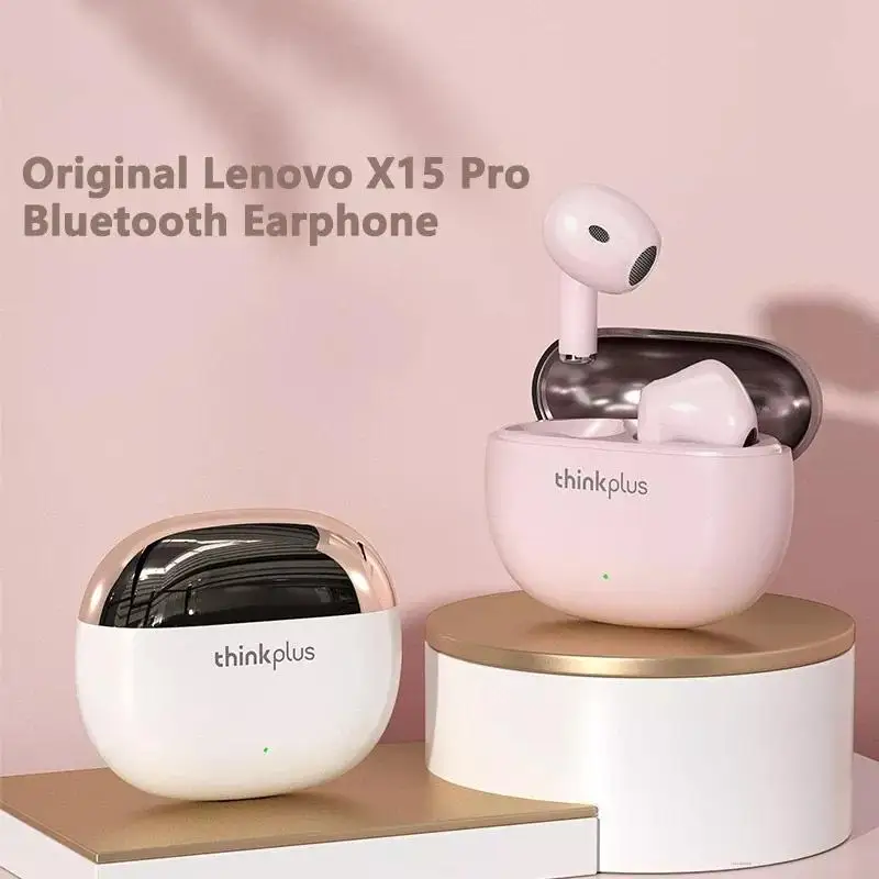 

Беспроводные наушники Lenovo Thinkplus X15 Pro, Bluetooth 5,1, шумоподавление, AAC SBC, сенсорные наушники-вкладыши с микрофоном