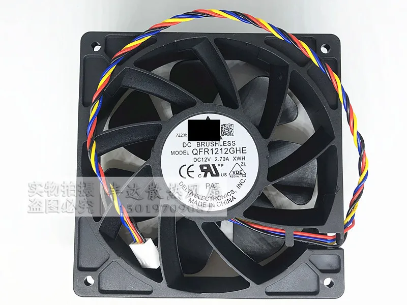 Оригинальный новый 100% рабочий qfr12ghe 12 В 12038 а 12 см Ant S7 S9 D3 L3 графическая карта горная машина с высоким объемом воздуха насильственный co