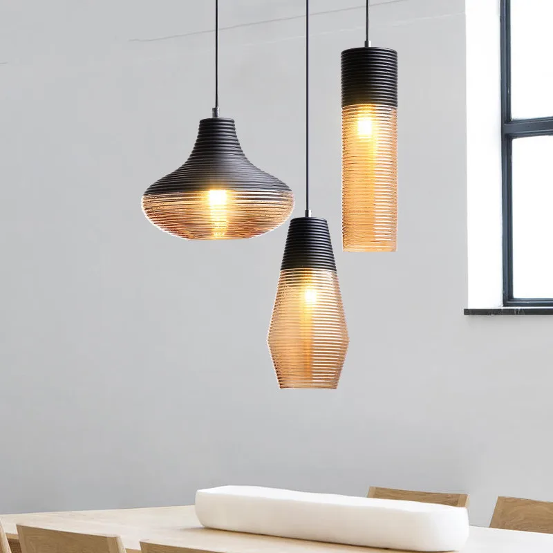 

Nordic Pendant Lights Modern Glass Hanglamp For Dining Room Bedroom Study Bar Decor Loft Luminaire Suspension E27 Light Fixtures