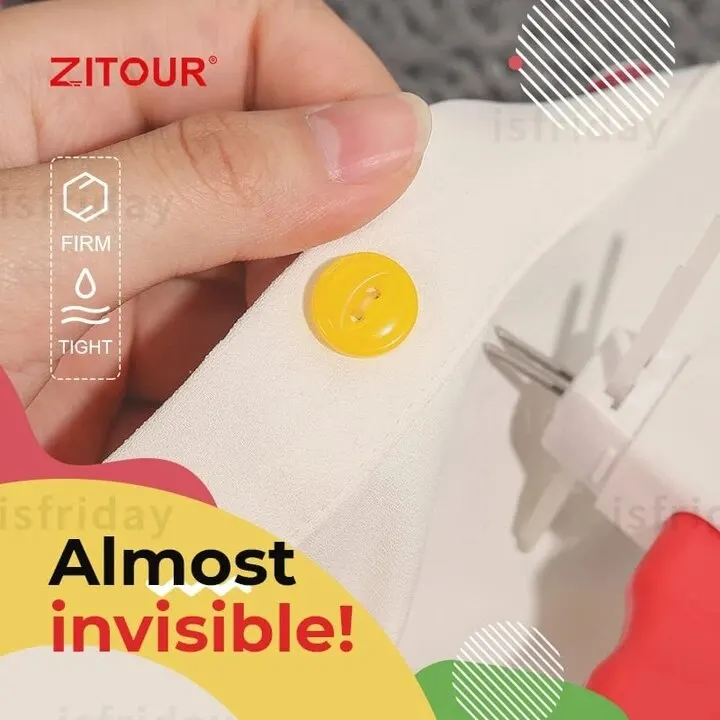 Zitour® Quick Button Attachment Tool Stitch Instant Mounting Gun Easy Convenient DIY Home Needlework Sewing Accessories | Дом и сад