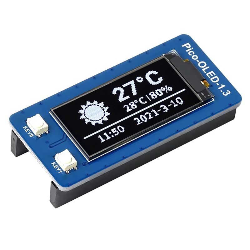 Модуль дисплея Waveshare для Raspberry Pico 3 5-дюймовый модуль OLED SH1107 I2C/SPI плата расширения