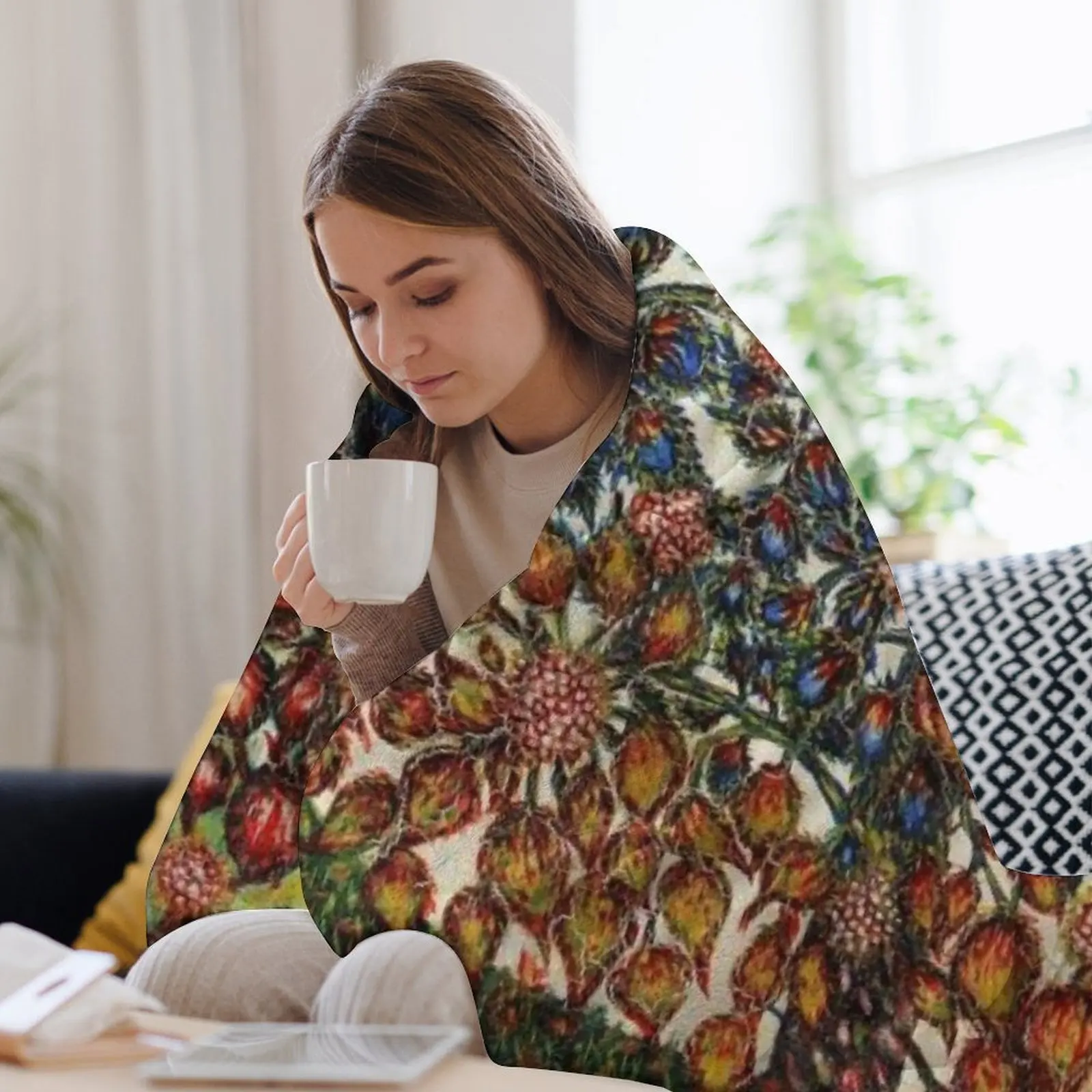 Древо жизни Серафина Луи - коллекция любимых художников пледы теплое самое