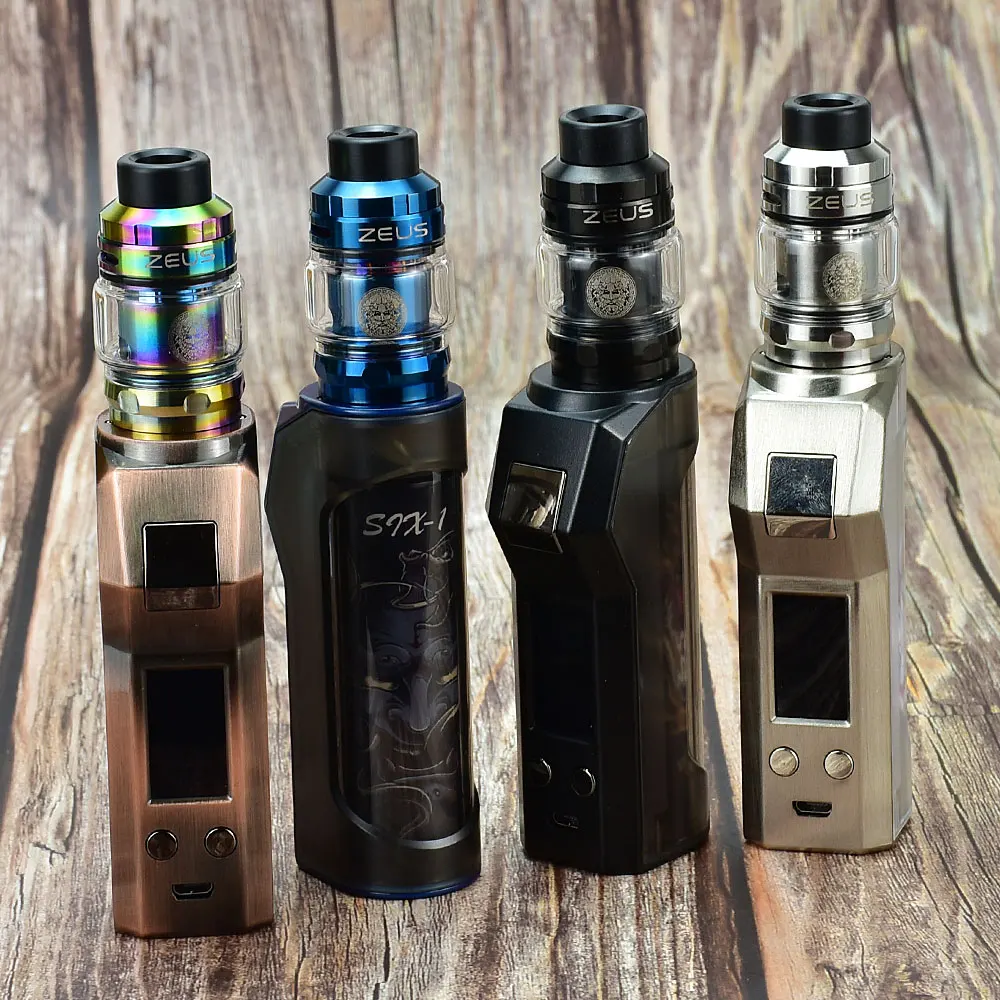 

120W Box Mod Kit 2200mah Battery 4ml Atomizer Zeus sub ohm tank monster tank Sub Ohm tank OLED Screen Vaporizer Pen KIT