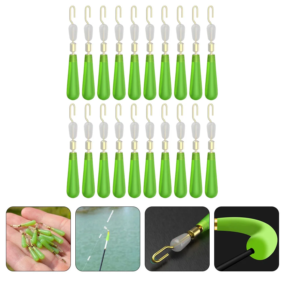 

25pcs Practical Bobber Stops Silicone Bobber Stoppers for Line
