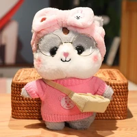 kawaii lalafanfan cafe cat plush toys soft cute pretty cat plushies dolls stuffed animals birthday christmas gifts for girl toys