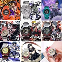 action naruto electronic watch water proof toys for children sasuke sakura itachi cos watches male and female creative gift toys