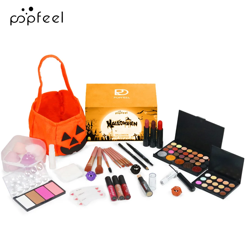 Самый продаваемый набор для макияжа Popfeel полный универсальные тени век подводка
