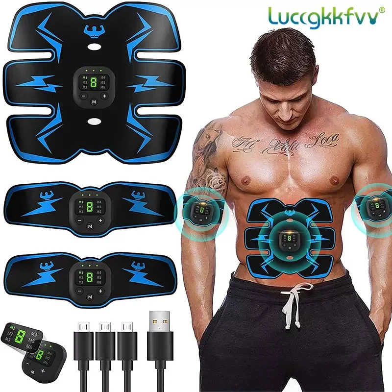 

EMS Wireless Muscle Stimulator Trainer Smart Fitness Abdominal Training Electric Weight Loss Stickers Body Slimming Massager