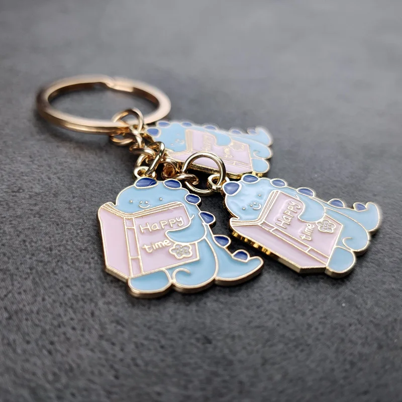 Двойной брелок для ключей ручной работы милый подарок специальный мультяшный