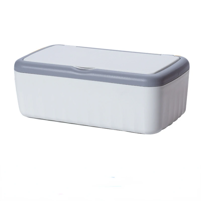 

Brand New Desktop Tissue Box Holder Modern Dustproof Easy To Use Wipes Dispenser Holder Tissue Box Napkins Tissue-Box Organizer