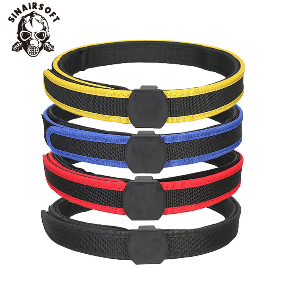 

SINAIRSOFT IPSC Tactical Belt Military Waist Heavy Duty Training Nylon Belt for Outdoor Hunting Accessories