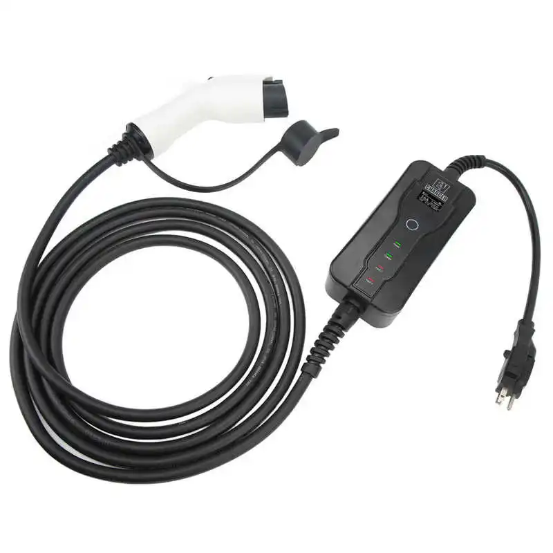 Автомобильное зарядное устройство для электромобиля 16 А 5 м кабель зарядки тип 1