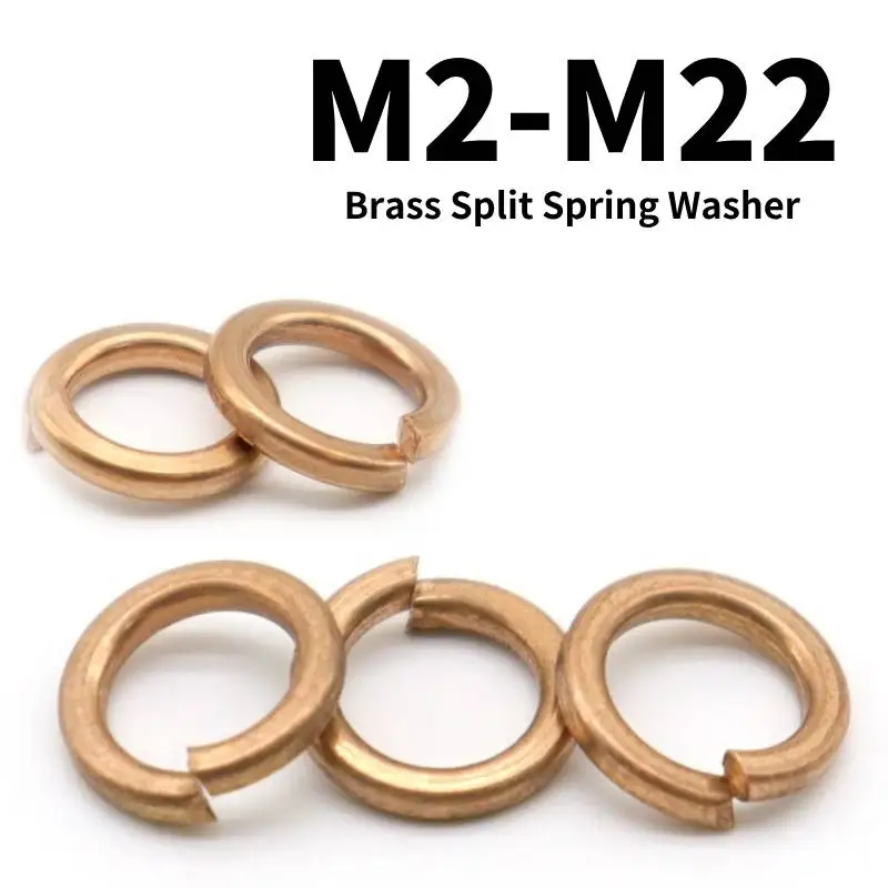 

30/10/5/1 шт., медная шайба с разделенной пружиной