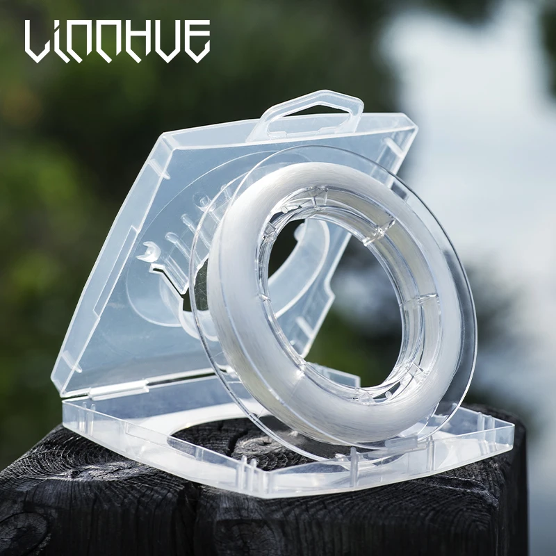 

LINNHUE New Pure Carbon Fishing Line 50/100M 0.13mm-0.49mm 1.3KG-13.2KG Sinking Line Carbon Fiber Line Power Fishing Accessories