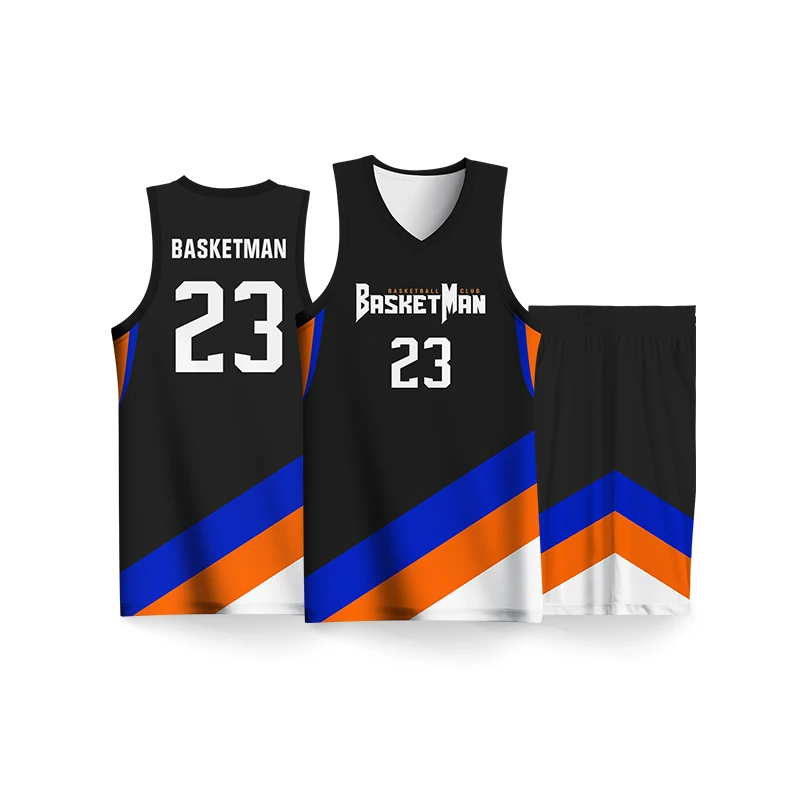 Full Sublimation Basketball Sets For Men Customizable Team Name Printed Jerseys Shorts Uniforms Running Training Tracksuits Male