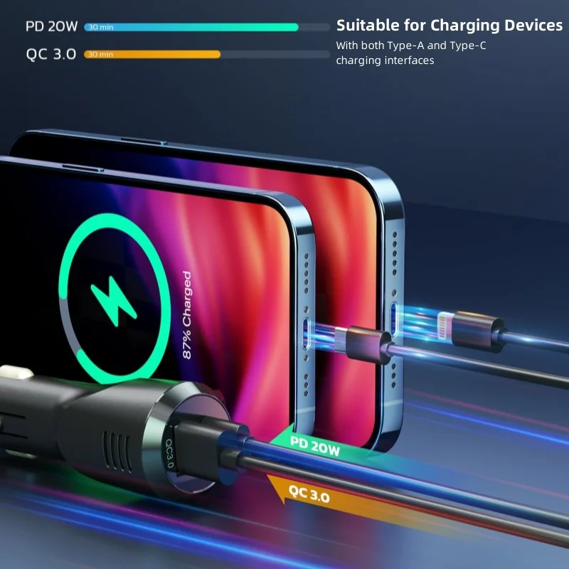 Беспроводной FM-передатчик BT5.3 высокие басы звуковые эффекты qc3.0 + pd20w быстрая