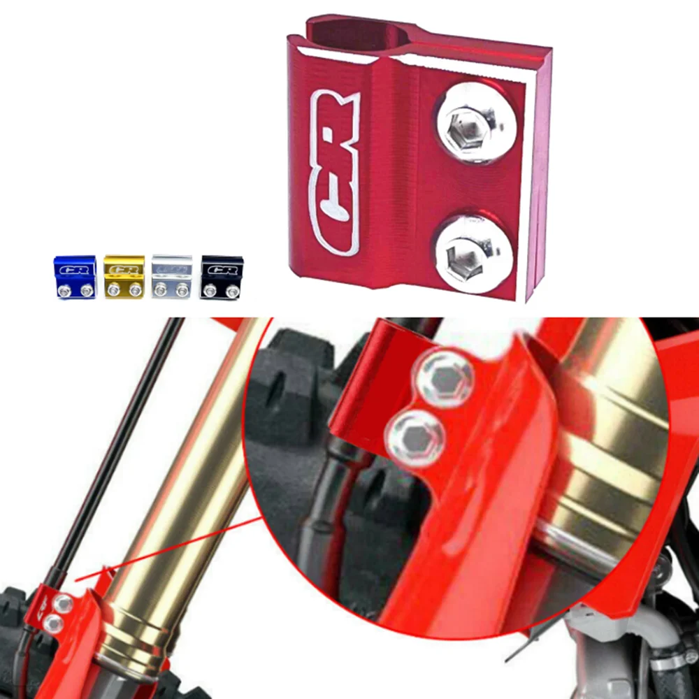 

Логотип CR, передние тормозные линии, шланговый зажим для HONDA CR80R CR85R CR125R CR250R CR500R