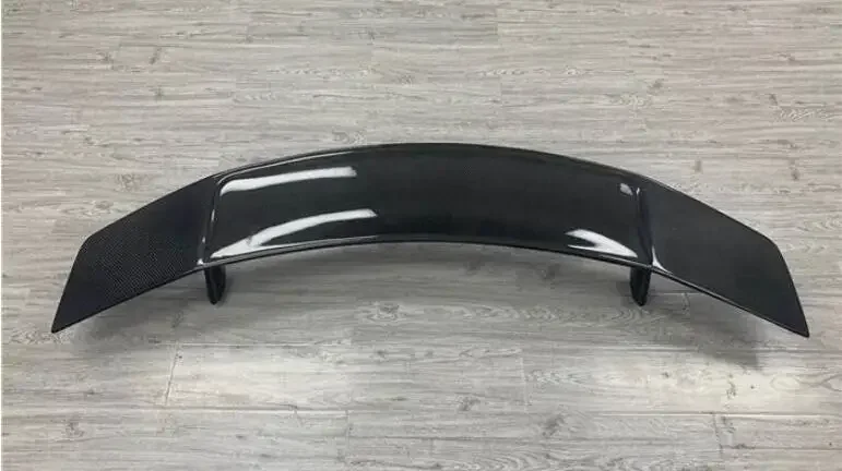 Real Forged Carbon Fiber Rear Wing Lip Diffuser Tail Trunk Spoiler For Audi R8 V8 V10 GT 2016 2017 2018 2019 2020 Sport