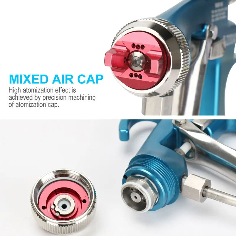 Фото Прямая продажа с фабрики Prona Airmix Paint Spray g u n R-2200AC Спрей высокого давления g u n для дома №4