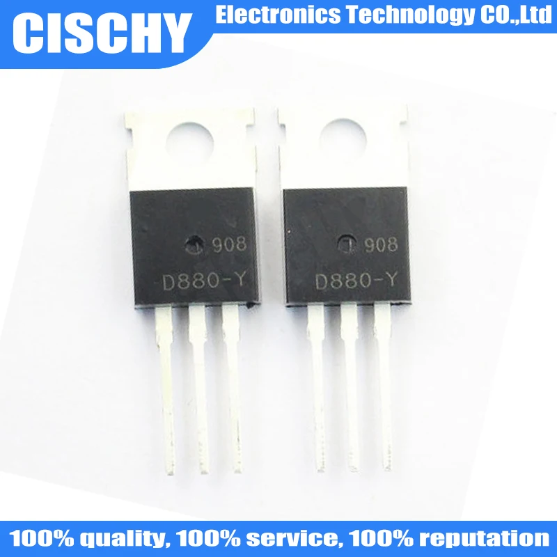 10 шт./партия, транзистор KSD880 KSD880-Y TO-220 D880 KSD880Y NPN 3A 60V