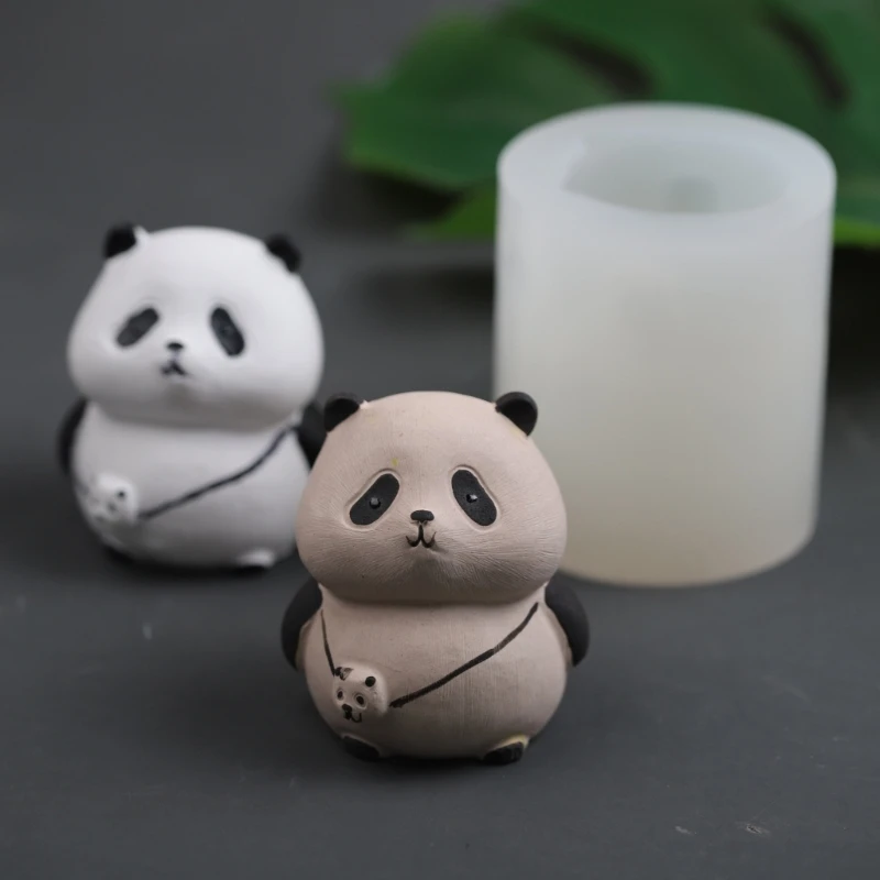 

Cute Panda Silicone Fondant Mould Cake Baking Mold Cookie Decoration for Chocolate Soap DIY Mold Baking Tool Ornament