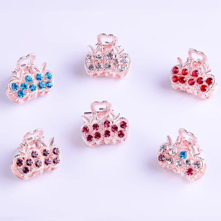 

Заколка-бабочка для волос с кристаллами, 5 шт./компл.