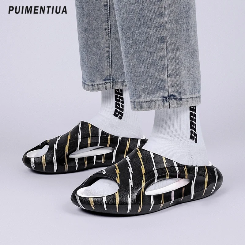 

Fashion Sneaker Slippers For Men Cloud Women Sports Shoes Platform Summer Beach Sandals Flip Flops Thick Bottom Slides Soft 2023