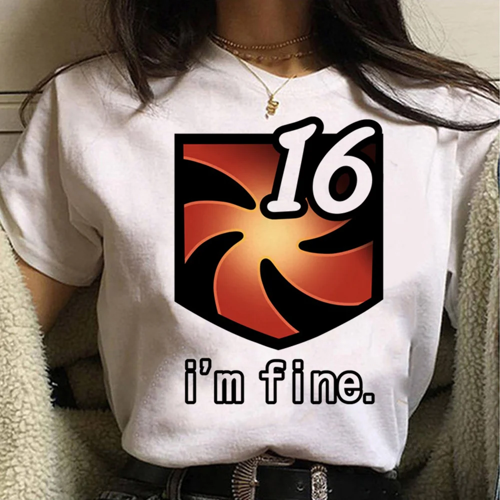 

Женская футболка в стиле аниме I'm Fine y2k