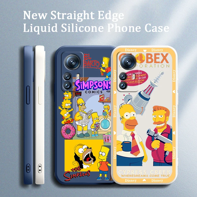 

Anime Simpsons Homer Disney Liquid Rope Funda Phone Case For Xiaomi Mi 12T 12S 12 12X 11i 11T 11 10 10S 10T Pro Lite Ultra 5G