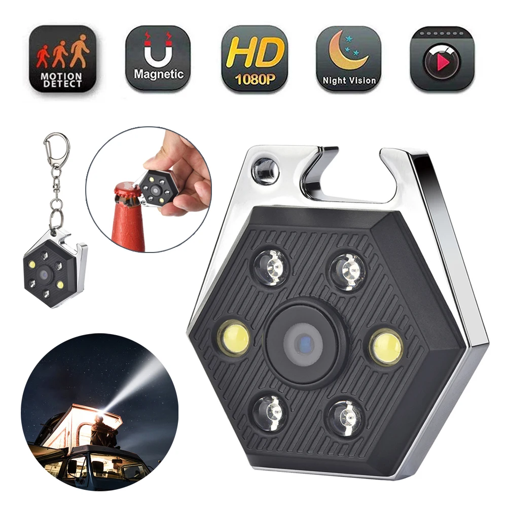 

HD 1080P Mini Camera Video Recorder Night Vision Motion Detection Cam Outdoor Lighting SOS Sports DV DVR Surveillance Camcorder