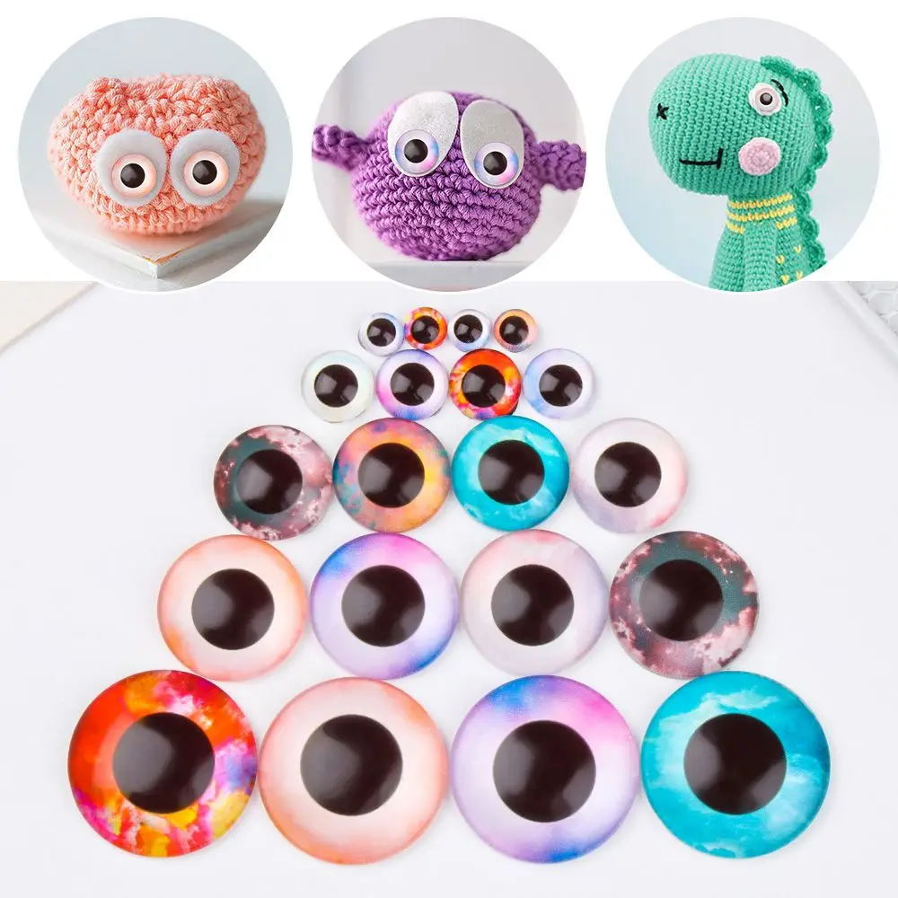 

Ювелирные изделия для украшения, ручная работа, круглые глаза, аксессуары для игрушек, кабошон, плоские Глазные яблоки