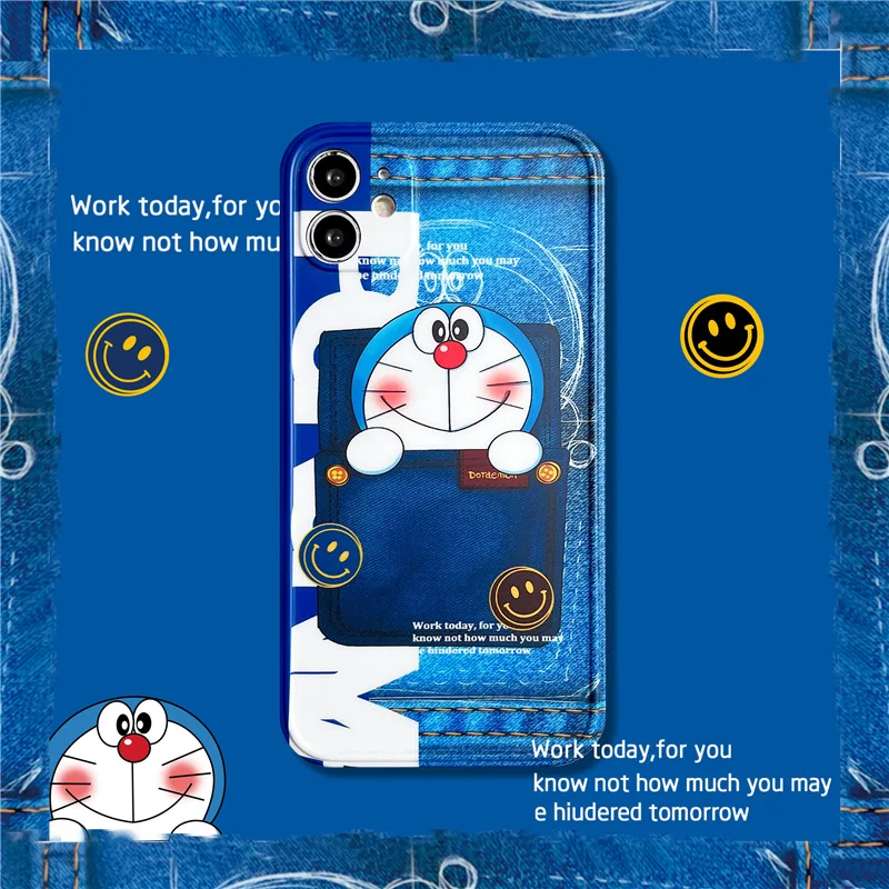 

Creative Cartoon Suitable for Apple 13 Mobile Phone Shell Straight Edge IMD Fine Hole IPhone11/12promax Silicone Soft Shell
