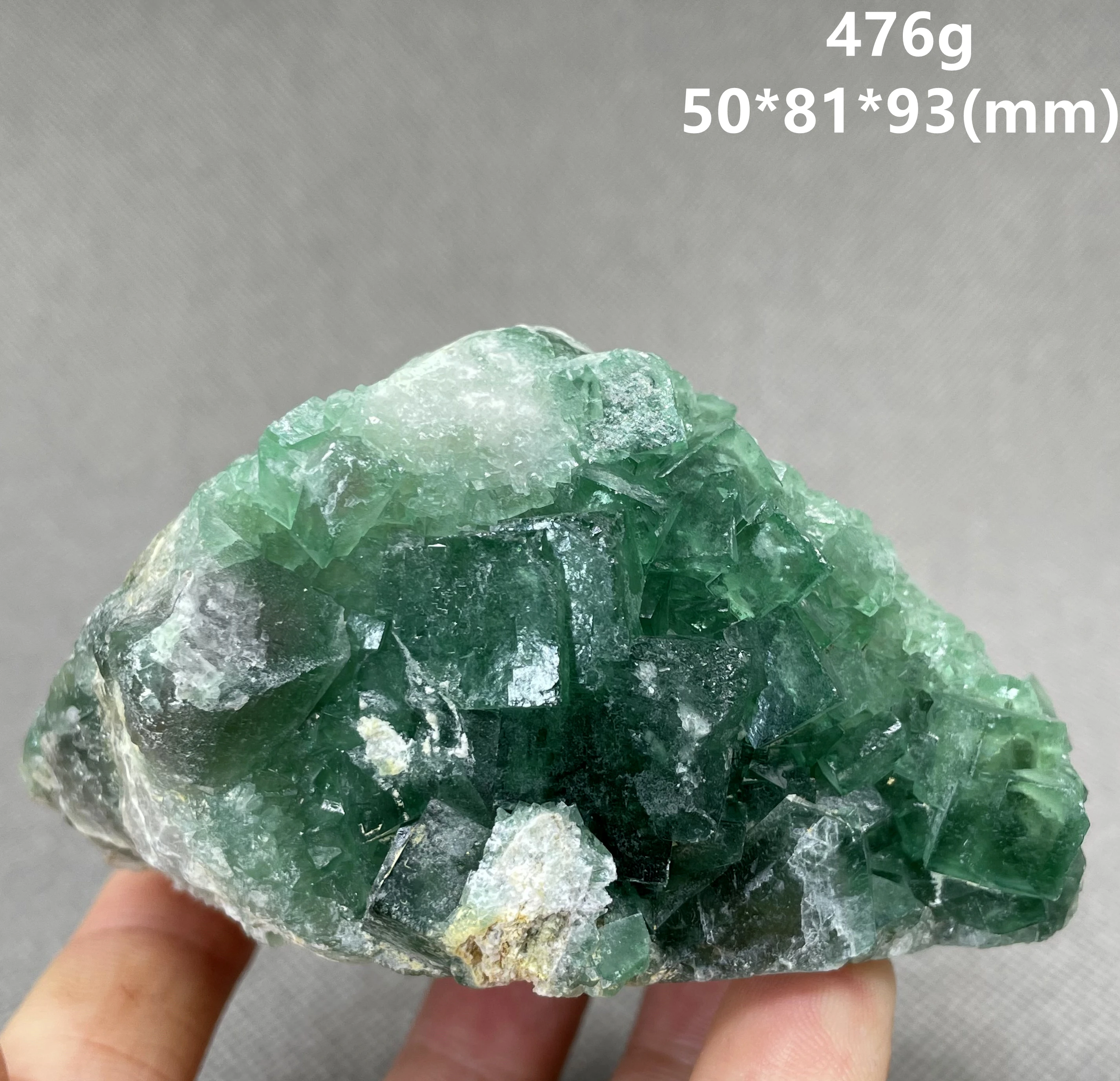 

NEW! BIG! 476g Natural green Sunlight Fluorite Mineral specimen cluster Stones and crystals Healing crystal
