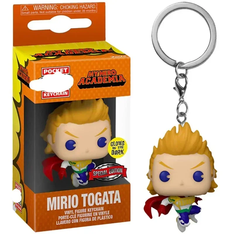 Funko Pop Брелок Игрушка My Hero Academia Deku Kyoka Jiro Neito Monoma Izuku Midoriya Shoto Todoroki All Might Bakugo ПВХ