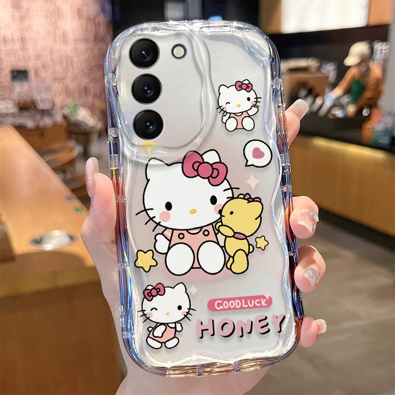 Чехол Sanrio Pochacco для Samsung Galaxy S24 S23 S22 S21 Ultra Plus S20 FE A73 A72 A71 A55 A54 5G A53 A52 A51 4G A50S A50 Cover