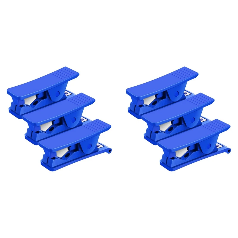 6 шт. резак для труб из ПТФЭ шлангов нейлона ПВХ полиуретана пластиковых и с