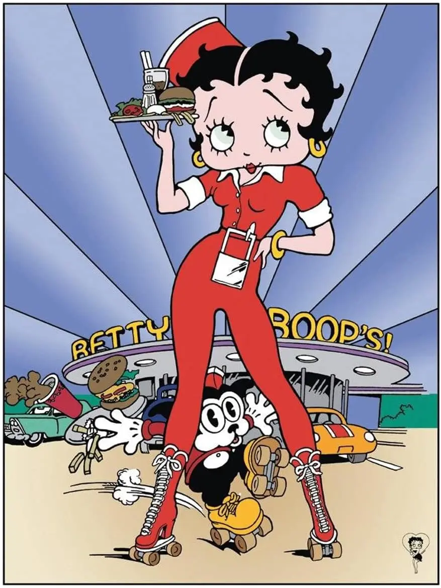 

Металлическая вывеска Desperate Enterprises Boop Diner