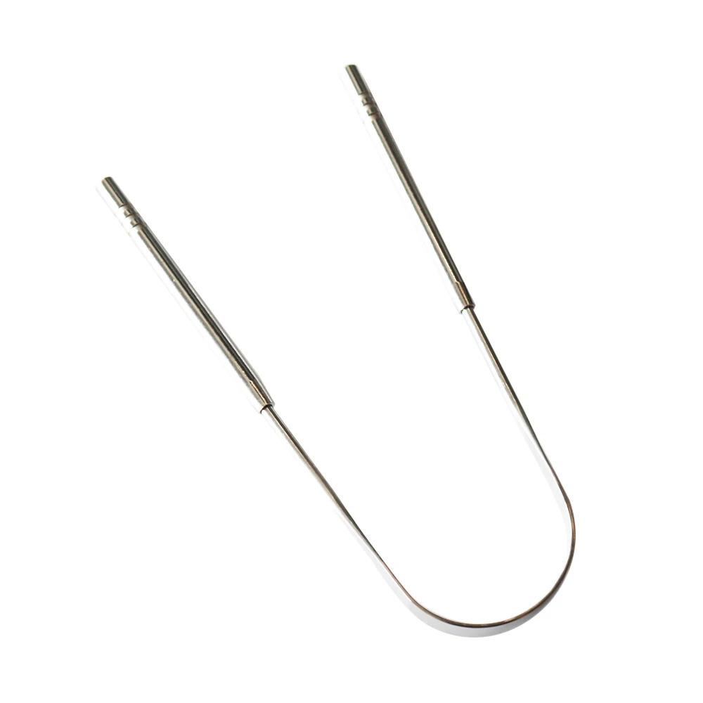 1 шт. скребок для языка из нержавеющей стали