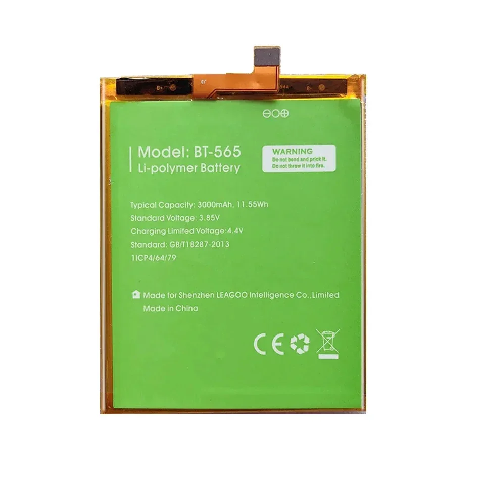 Фото Сменный аккумулятор для мобильного телефона Leagoo KIICAA Mix T5 T5C BT565 BT566 BT565 / BT566 3000 мАч №4