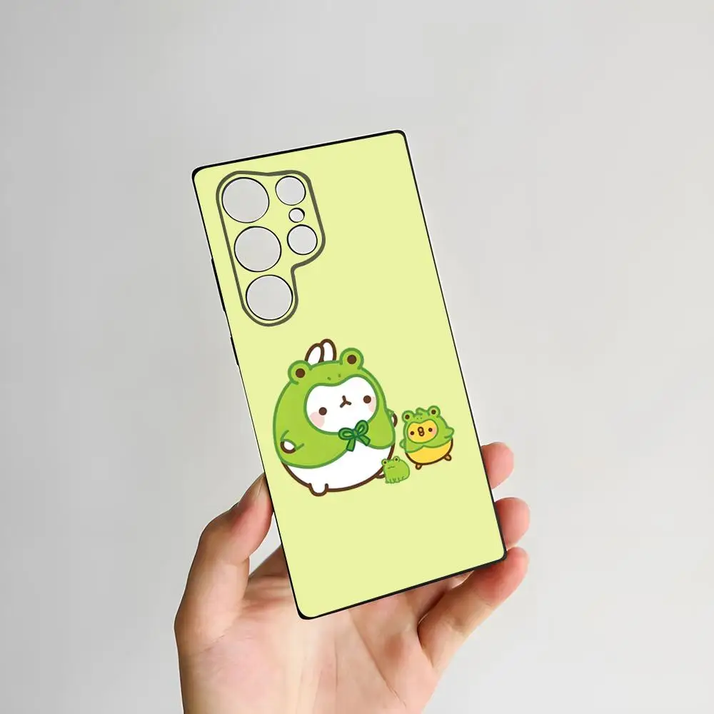 Фото Очаровательный чехол для телефона M-MolangS для Samsung S26 S25 Plus S20 S20 Plus S22 Ultra S23 FE S21 Plus S21 Ultra Soft Cover №5