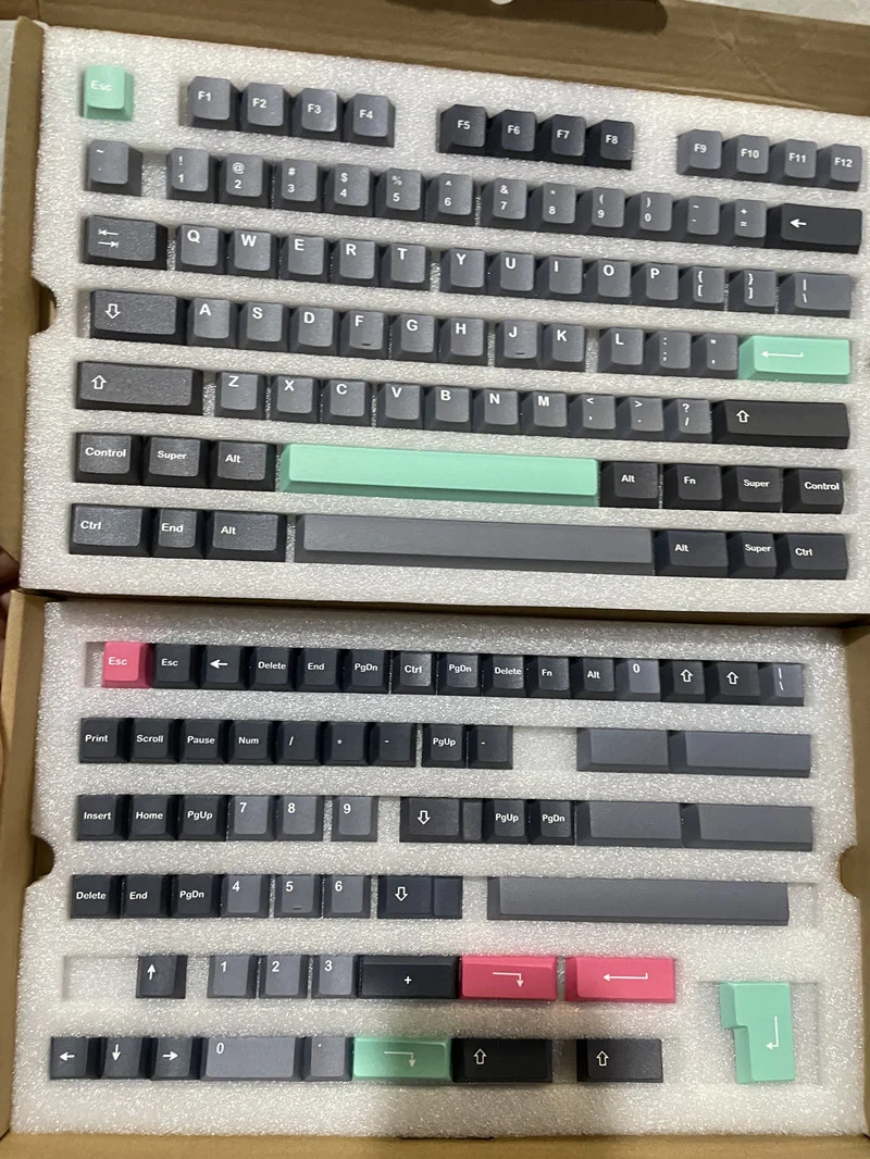 

142 Keys/set GMK Modern Dolch Keycaps PBT Dye Sublimation Key Caps Cherry Profile Keycap With ISO Enter 3U 7U Spacebar 1.75u 2u