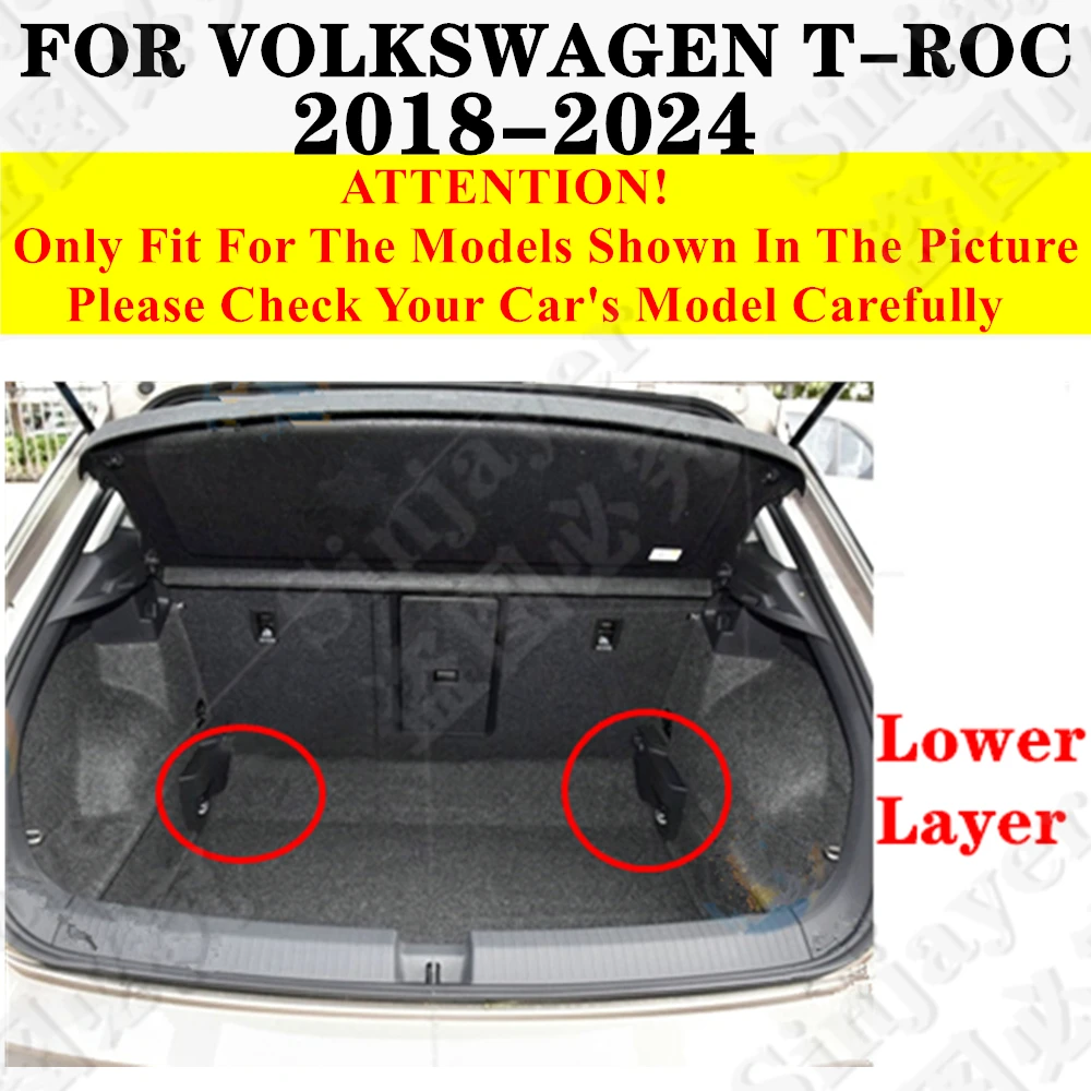 

Коврик для багажника автомобиля Volkswagen VW T-Roc 2024 2023 2022 2021 20 2019 2018
