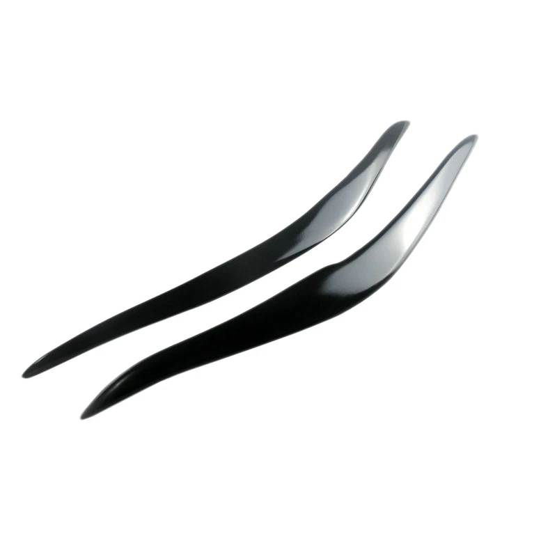 Глянцевая черная наклейка на фары для бровей BMW F87 M2 F22 F23 220I 228I M235I M Sport Coupe 2 Door 2014-2019