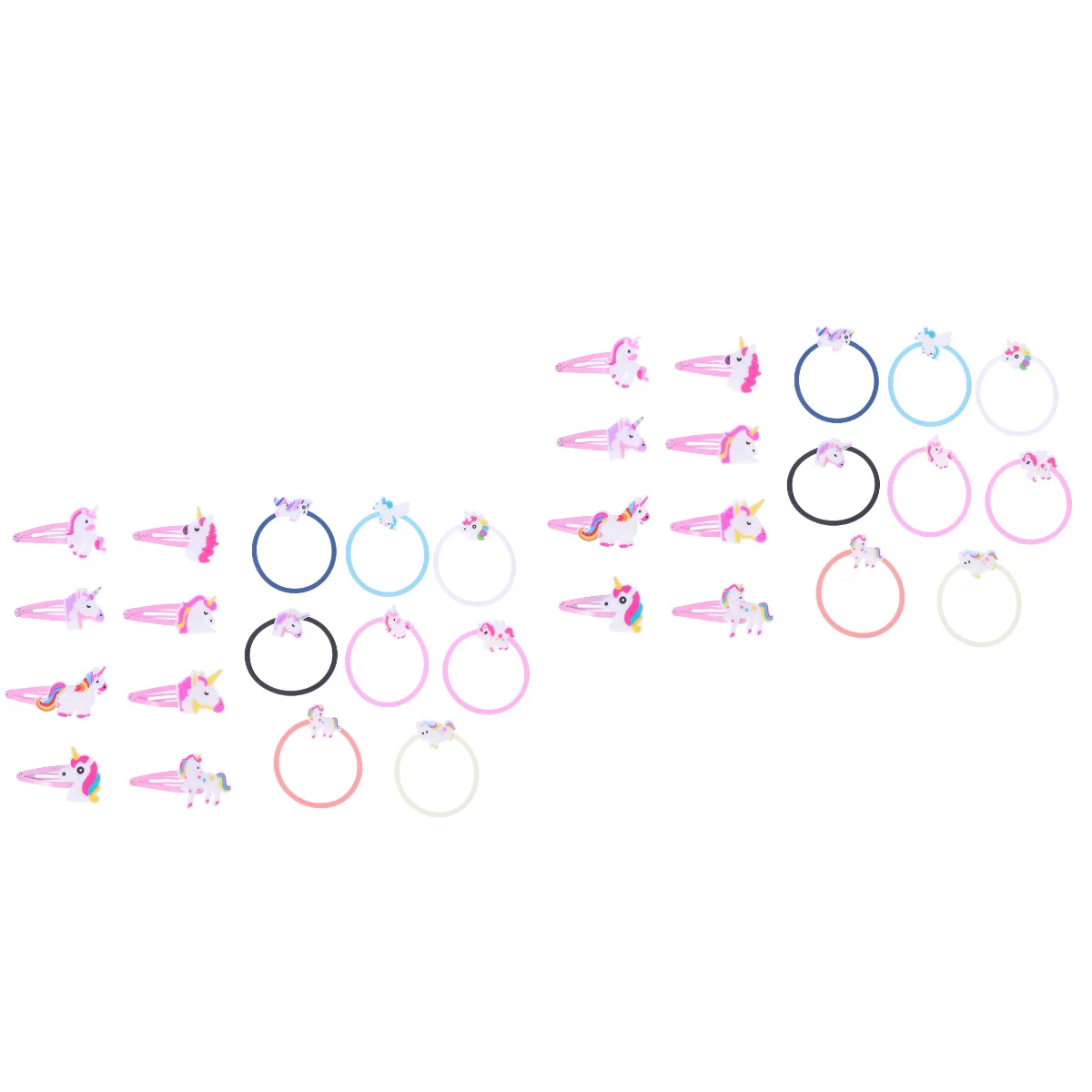 

32 Pcs Hair Clips Hair Pin Bracelet Hair Band Hair Ring Ponytail Holder for Kids Children Size