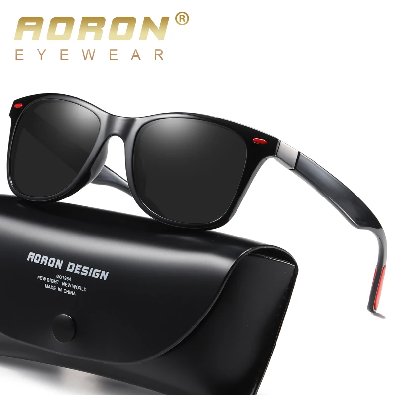 

Солнцезащитные очки AORON мужские антибликовые, модные поляризационные, UV400, для спорта, вождения, рыбалки, классические подарки