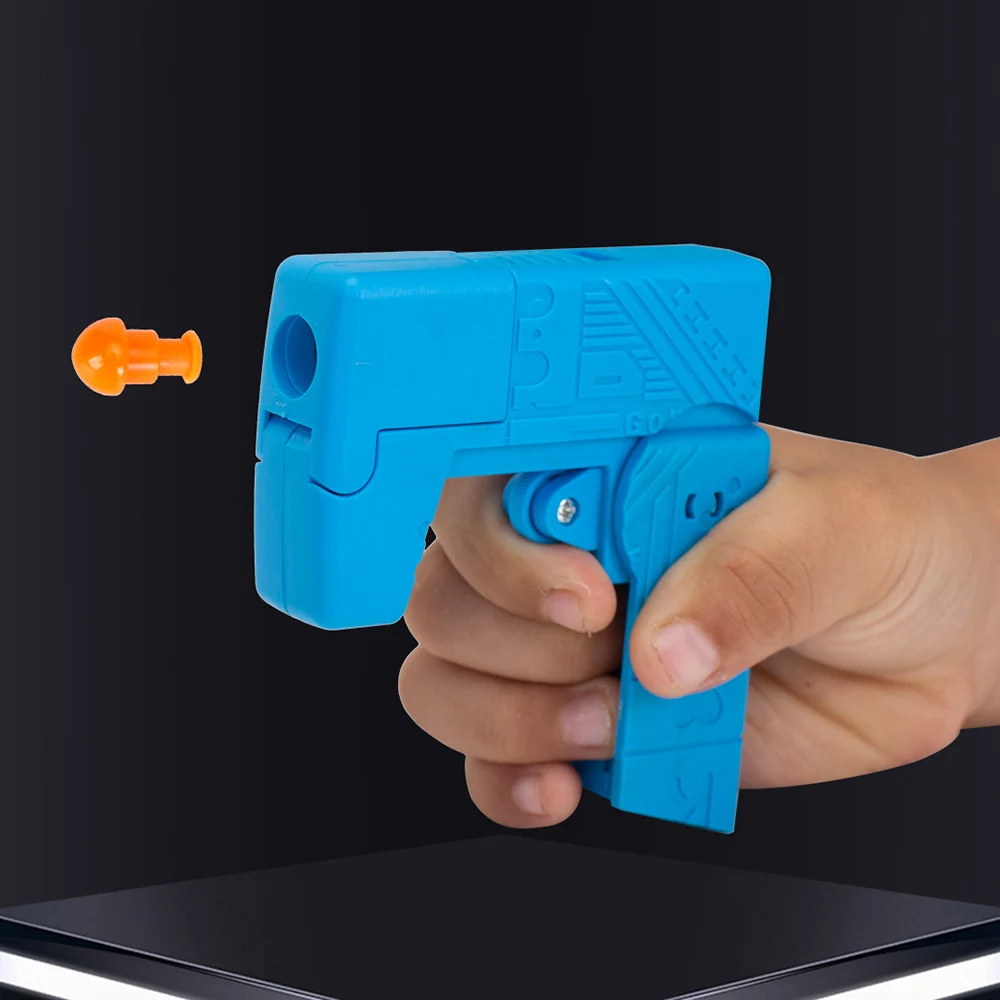 Фото EDC игрушки для детей, покер, игрушечный пистолет, подарок на день рождения для мальчиков, игрушки для снятия стресса, подарок для детей №4