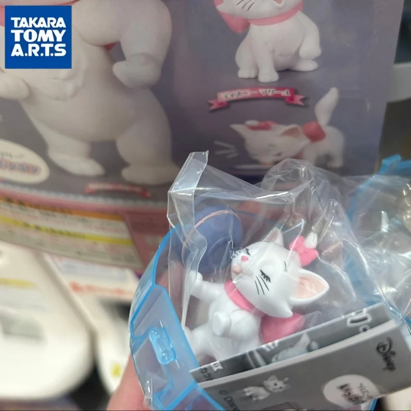 Фото Фигурка Takara Tomy Disney Marie Cat Gashapon в форме аристокота, декоративное украшение для рабочего стола, для взрослых коллекционеров №4