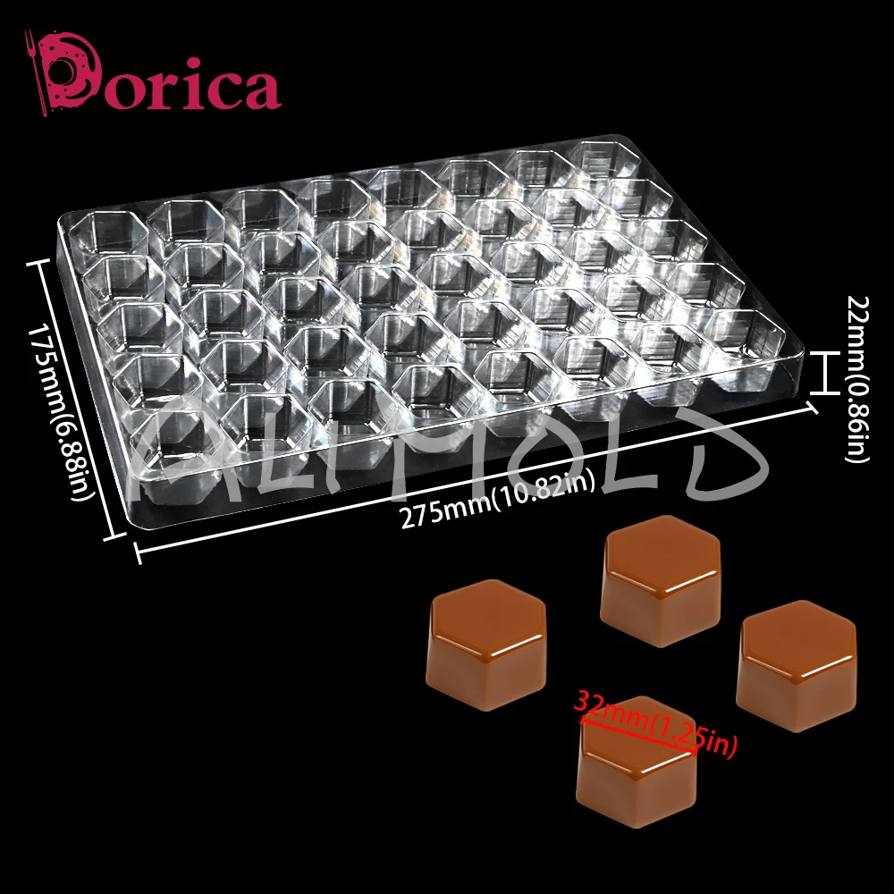 

Пластиковая шестиугольная форма для шоколада