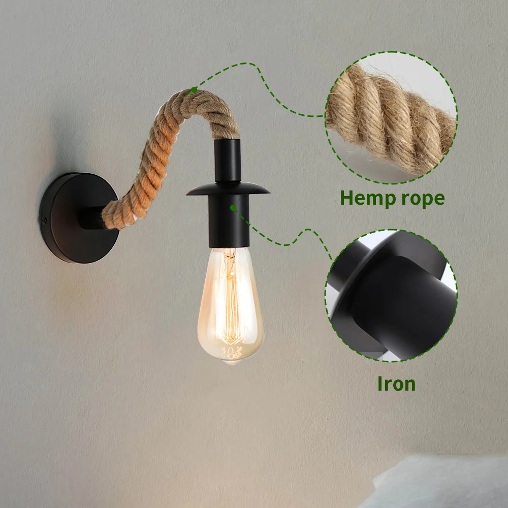 Бамбуковый Дизайн Современная ручная работа натуральная электрическая плетеная